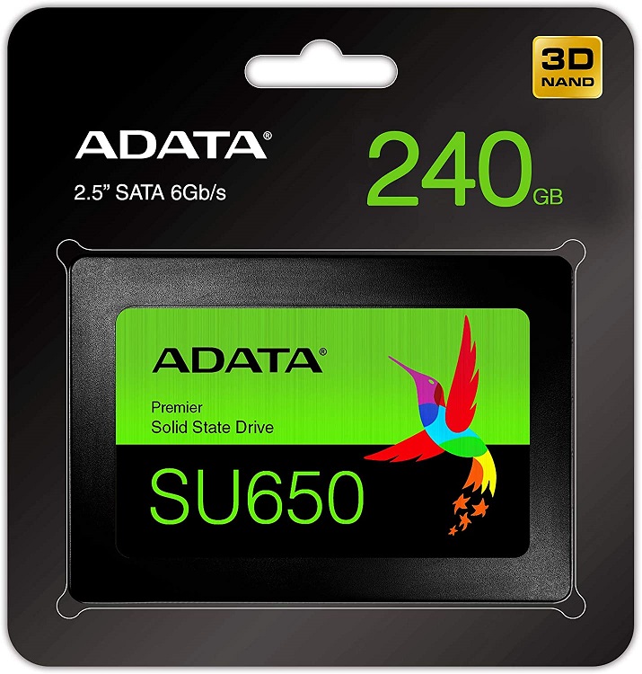 Adata 240GB SU650 SATA 3.0 520-450MB/s 2.5"