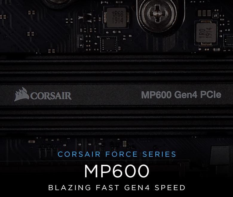 Corsair Force MP600 2TB NVMe M.2 SSD 4950/3700MB/s
