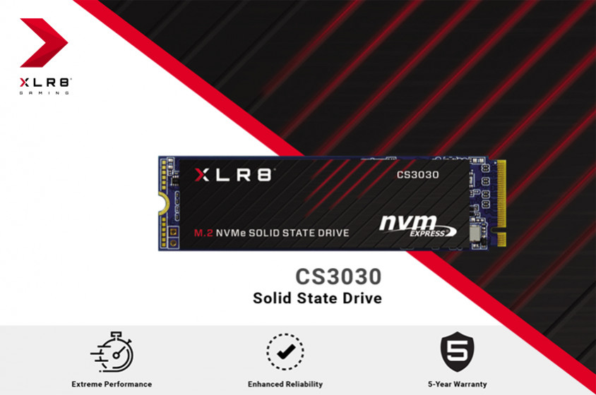 PNY CS3030 250GB NVMe M.2 SSD 3500-1050MB/s 