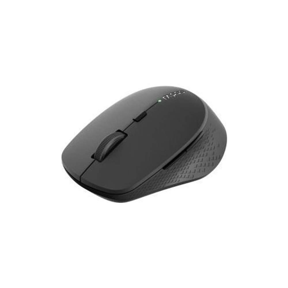 RAPOO M300 1600DPI Çok Modlu Sessiz Tıklama Özellikli Kablosuz Mouse Koyu Gri 18048