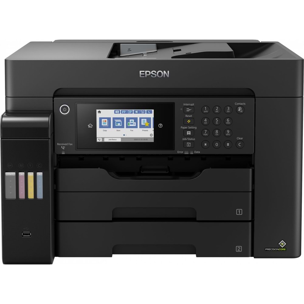 Epson L15160 Fotokopi Tarayıcı Faks Wi-Fi Mürekkep Tanklı A3 Yazıcı(C11CH71402)