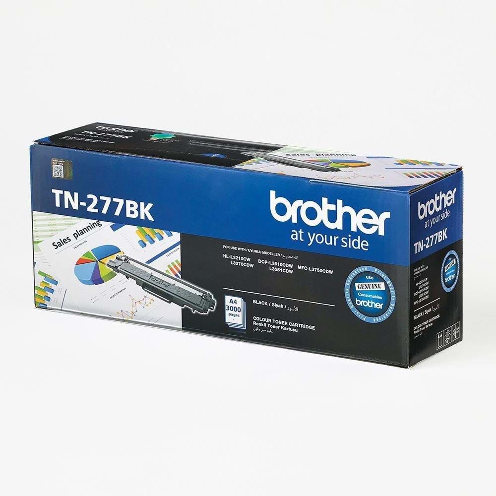 Brother TN-277BK Siyah 3000 Sayfa MFC-L3750CDW DCP-L3551CDW HL-L3270CDW
