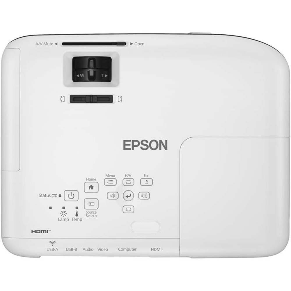 Epson EB-W51 3Lcd 1280x800 4000Al 16 000:1 Hdmı Vga Usb Projeksiyon