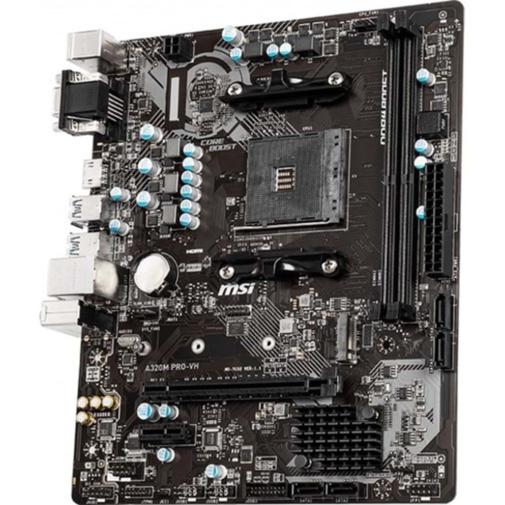 Msi A320M PRO-VH A320 DDR4 USB 3 2 M 2 HDMI/VGA PCI3 0 AM4 Anakart