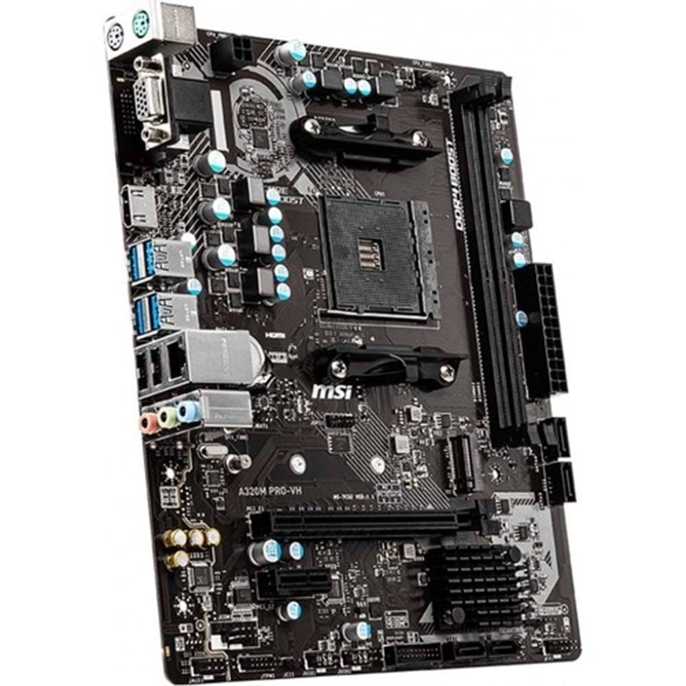 Msi A320M PRO-VH A320 DDR4 USB 3 2 M 2 HDMI/VGA PCI3 0 AM4 Anakart