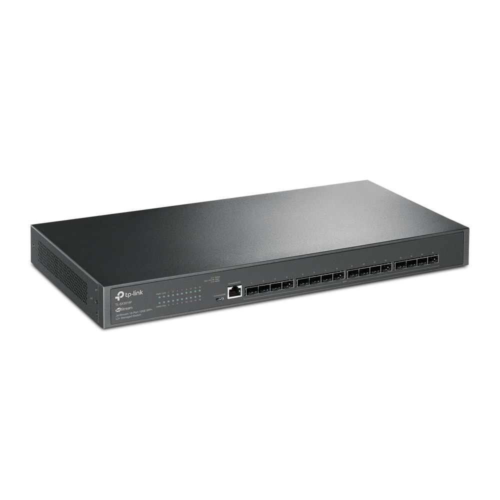 Tp-Link TL-SX3016F 16 Port 10GB SFP L2+ Yönetilebilir Masaüstü Switch