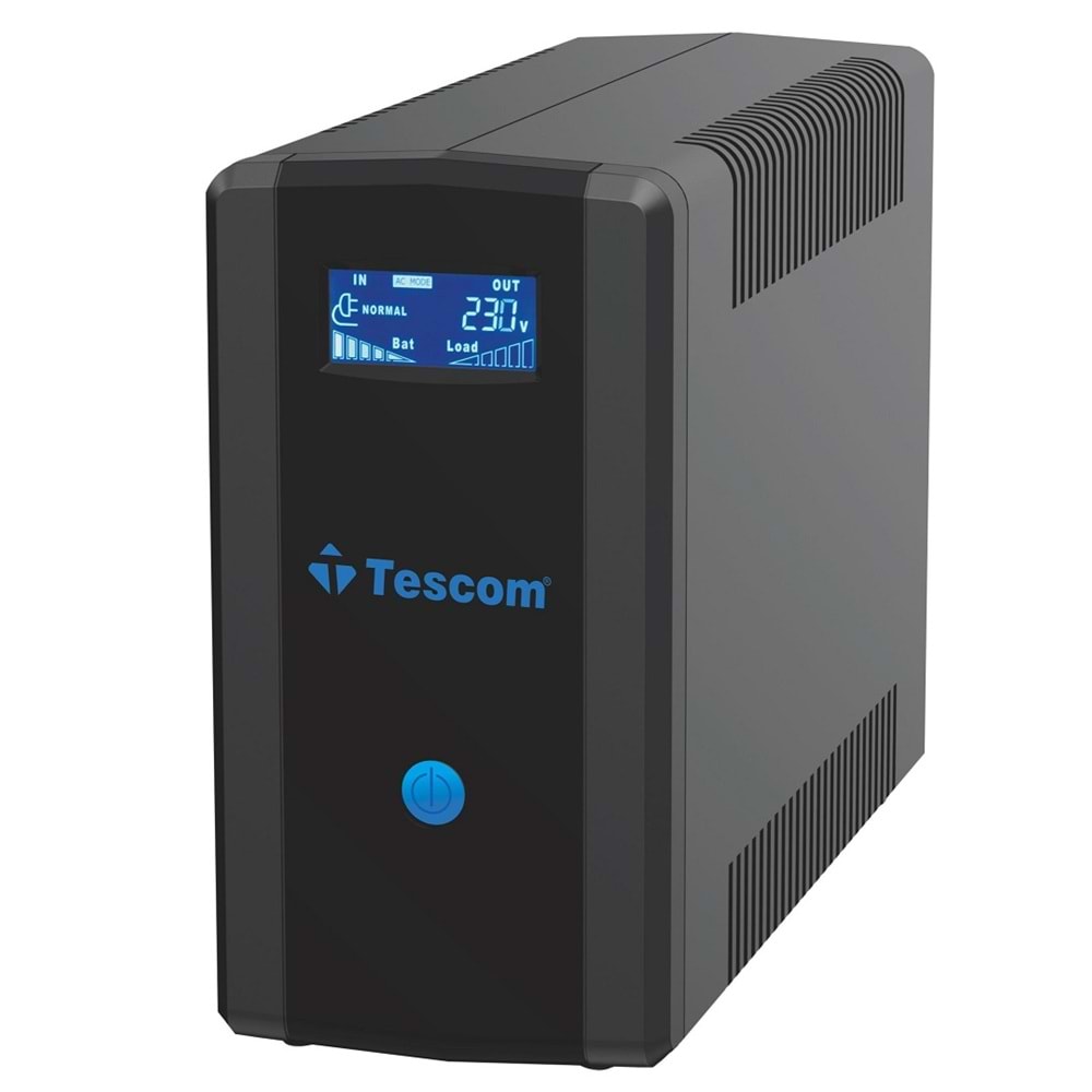 Tescom Leoap 1500VA 1F/1F (2X9AH) 5/10DK Lcd Line Interaktif Ups 9009601450