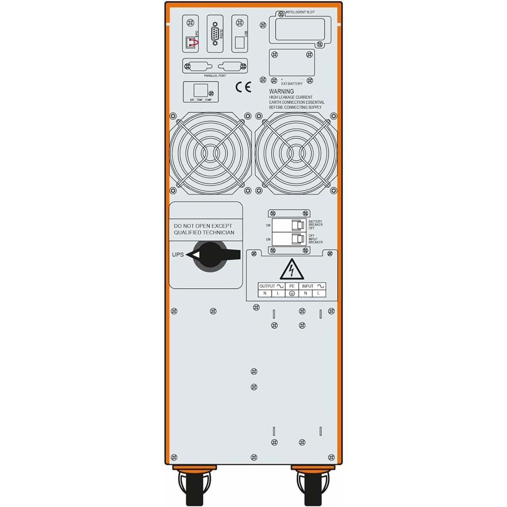 Makelsan PowerPack SE 6KVA 1F/1F (16X9AH) 5/10DK Online UPS
