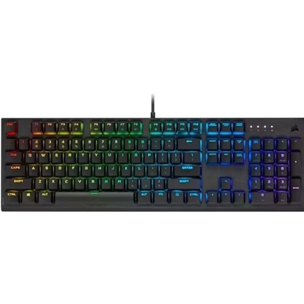 Corsair CH-910D018-TR K60 PRO RGB CHERRY MX Low Profile Türkçe Mekanik Oyuncu Kavyesi