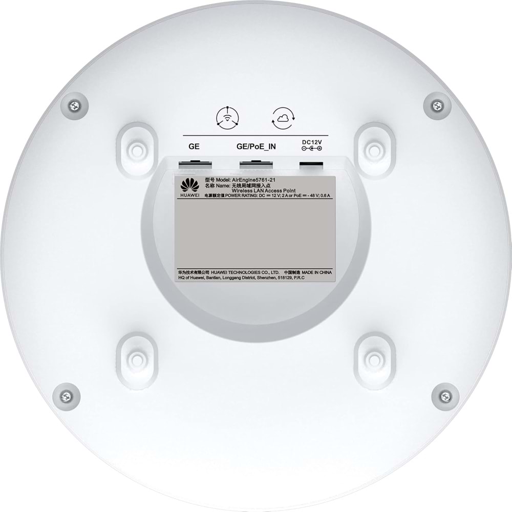 Huawei AirEngine 5762-12 AirEngine5762-12 11Ax Indoor 2+2 Dual Bands Smart Acces Point