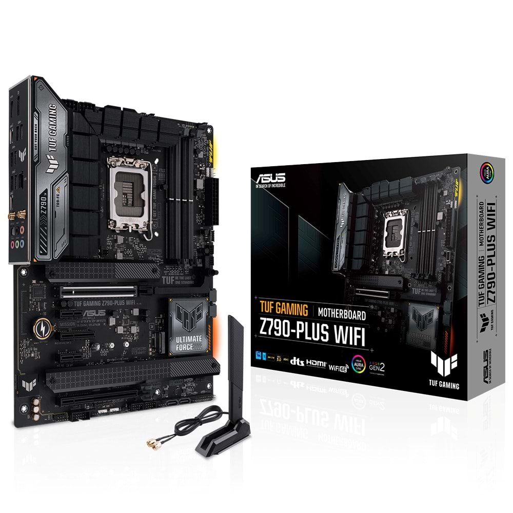 Asus TUF Gaming Z790-PLUS Wifi D4 DDR4 5333MHZ 1XHDMI 1XDP 4XM.2 USB 3.2 ATX 1700P Anakart