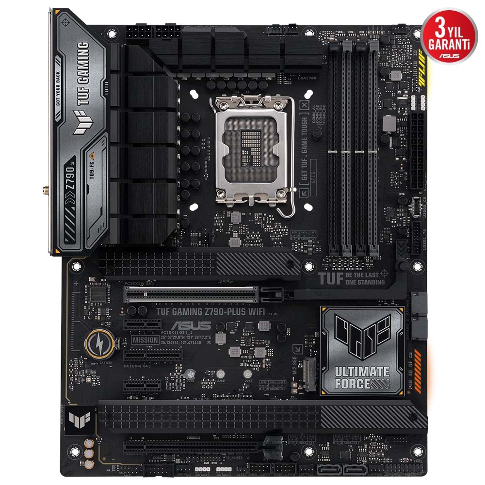 Asus TUF Gaming Z790-PLUS Wifi D4 DDR4 5333MHZ 1XHDMI 1XDP 4XM.2 USB 3.2 ATX 1700P Anakart
