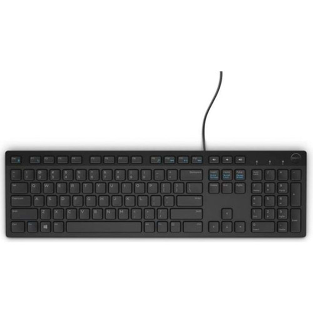 Dell Multimedia Keyboard KB216 Türkçe QWERTY Siyah