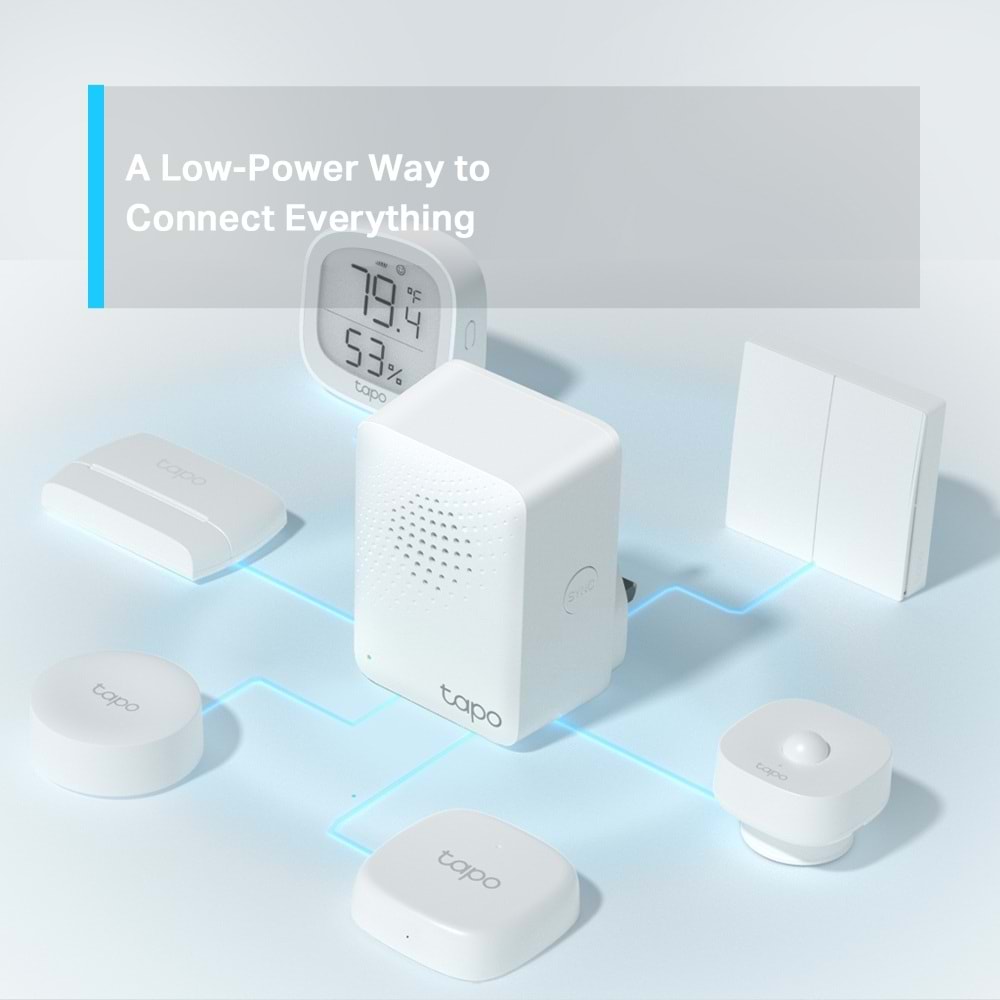 TP-Link Akıllı Zil Sesleri, Alarm ve Zil ile TP-Link Tapo H100 Smart Hub Wifi