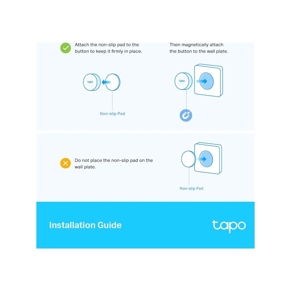 TP-Link Tapo S200D Akıllı Kablosuz Işık Anahtarı