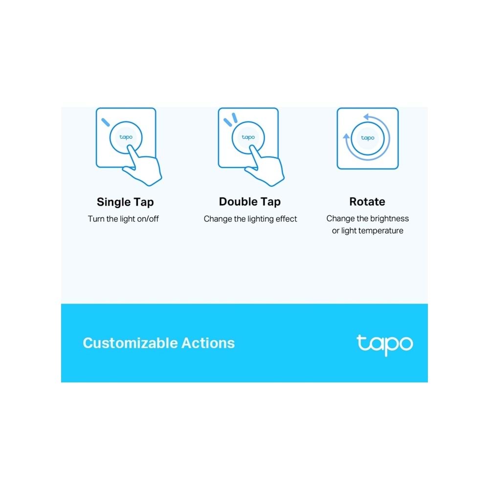 TP-Link Tapo S200D Akıllı Kablosuz Işık Anahtarı