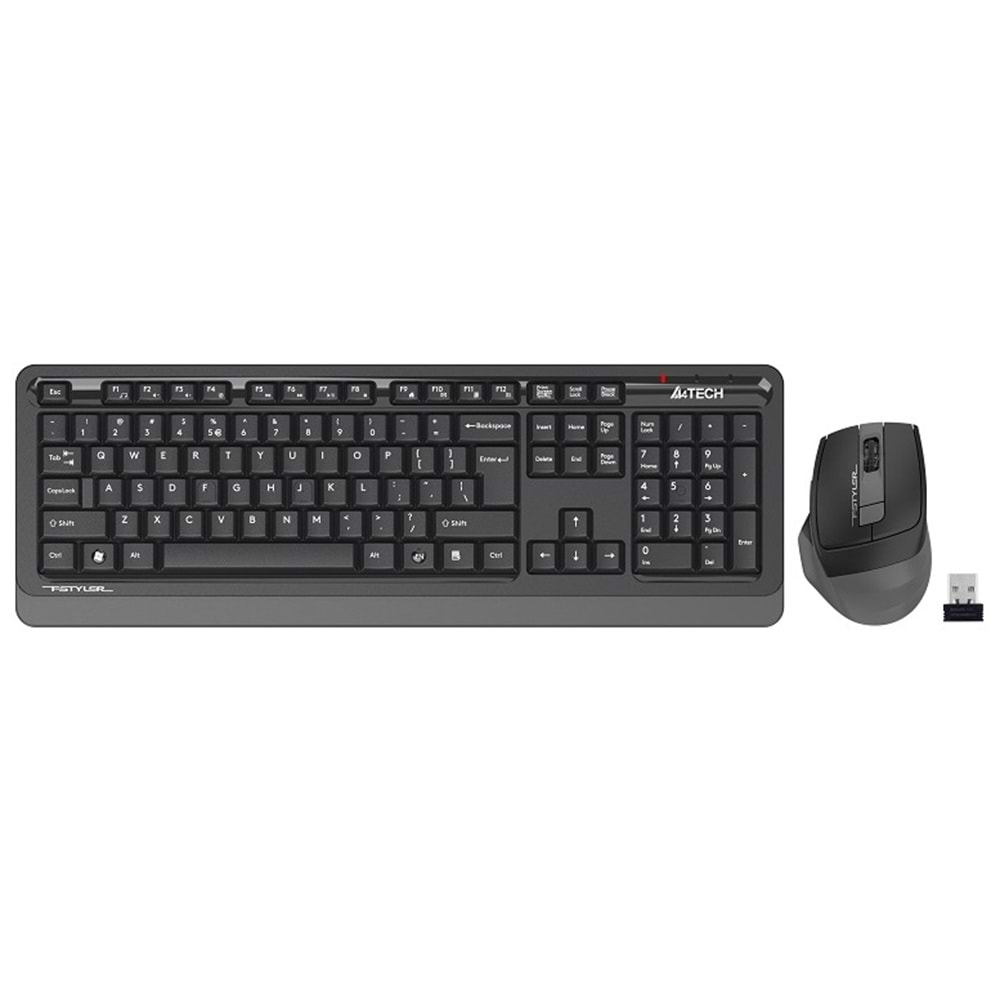 A4 Tech FG1035 Gri Q Multimedya 2.4G Kablosuz Klavye Mouse Set