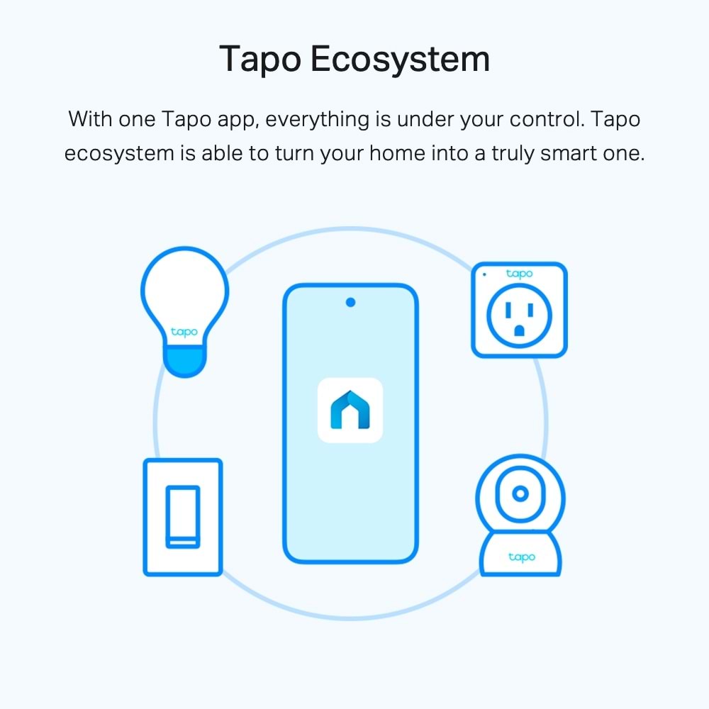 Tp-Link TAPO-L510E-2P Tapo Smart Wi-Fi Light Bulb Dimmable 2-Pack