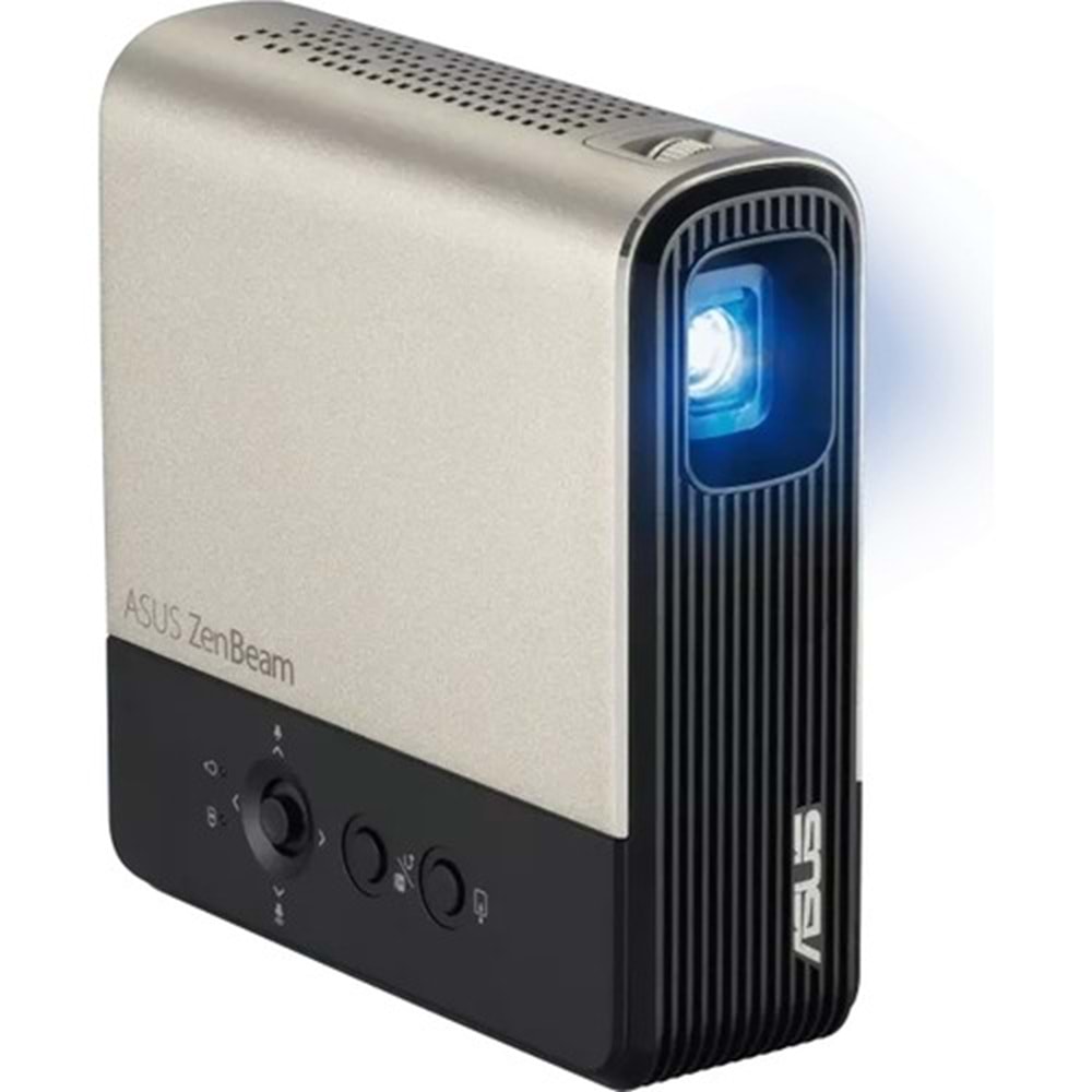 Asus Zenbeam E2 DLP WVGA 854X480 300AL 1XHDMI 1XUSB-A Wifi 400:1 Hoparlör Mini Projeksiyon Cihazı