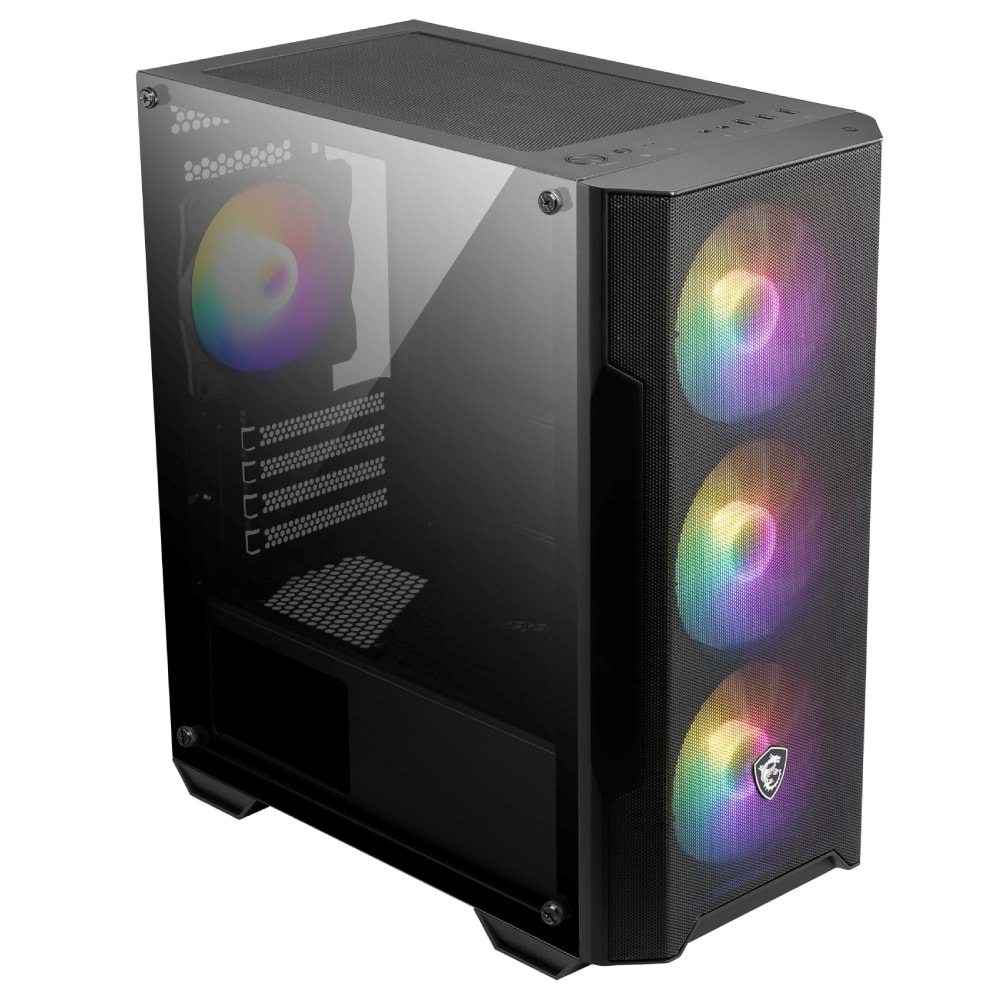 Msi Mag Force M100A D60 3X120MM 1X120MM ArGB Fan 600W 80+ Matx Gaming Kasa