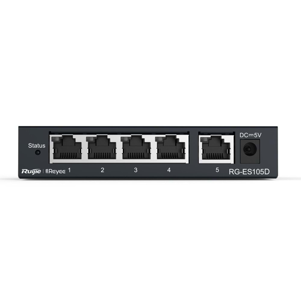 Ruijie RG-ES105D 5 Port 10/100 Tak Çalıştır Metal Kasa Switch