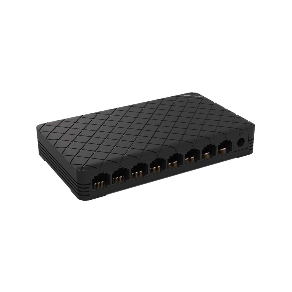 Ruijie RG-ES08 8 Port 10/100 Tak Çalıştır Plastik Kasa Switch