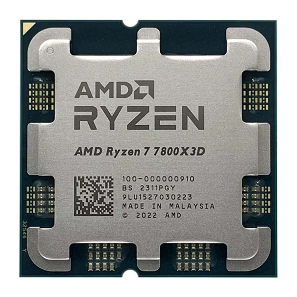 AMD RYZEN 7 7800X3D 4.2GHZ 96MB 120W AM5 TRAY Fansız İşlemci