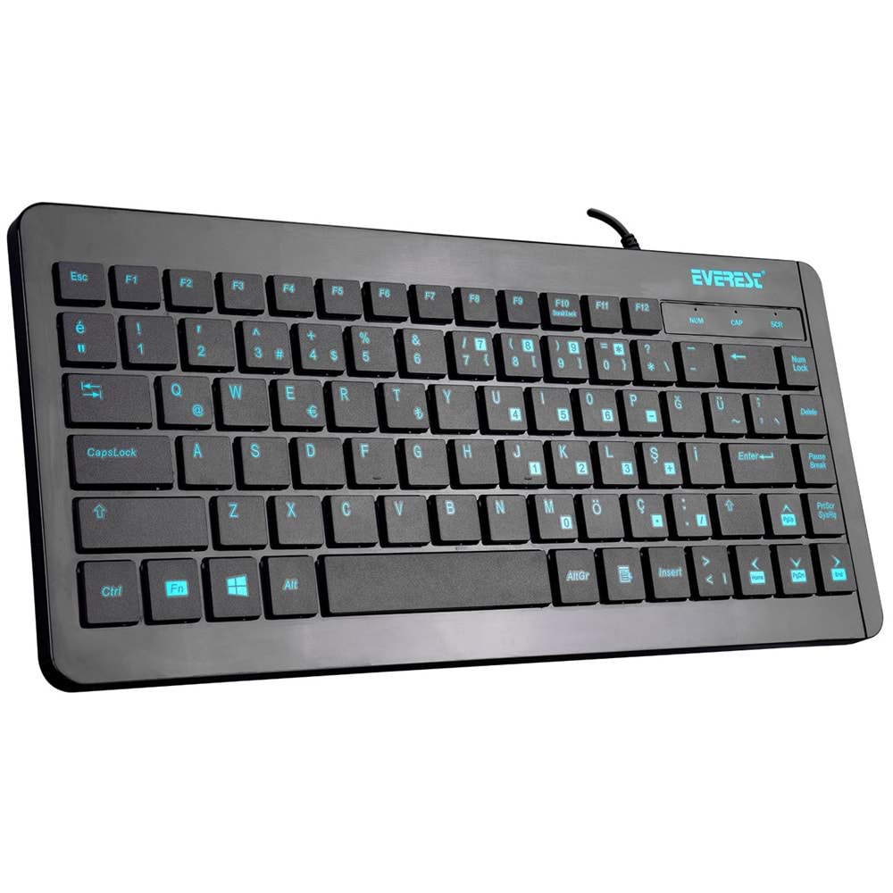 Everest KB-410 Siyah USB Q Mini Klavye