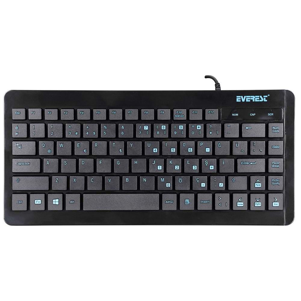 Everest KB-410 Siyah USB Q Mini Klavye