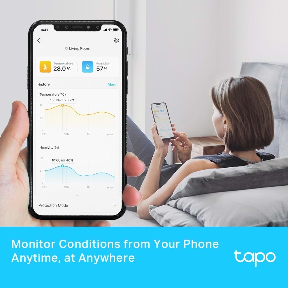 TP-Link Tapo T315 Akıllı Sıcaklık ve Nem Sensörü