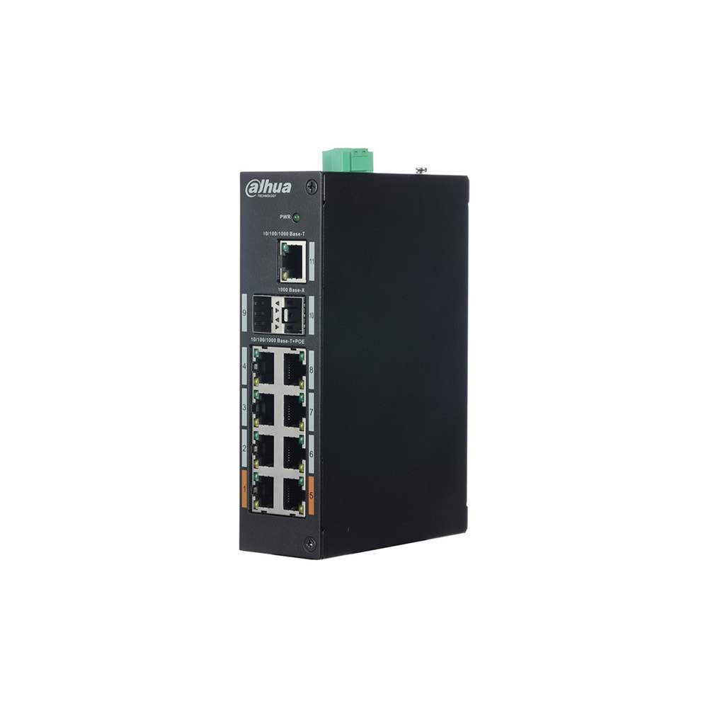 Dahua PFS3211-8GT-120 11 PORT 8XGE-2XGE/SFP 120W Yönetilemez POE Switch