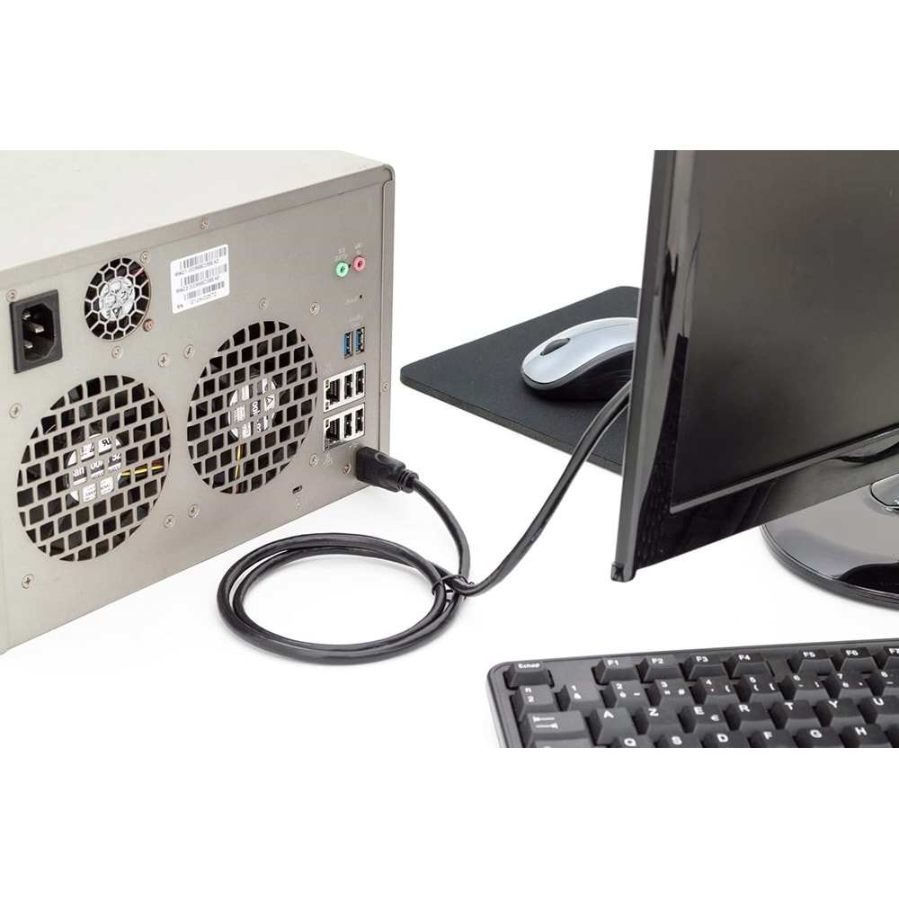 Digitus HDMI Kablo Altın Uçlu Siyah (30m)