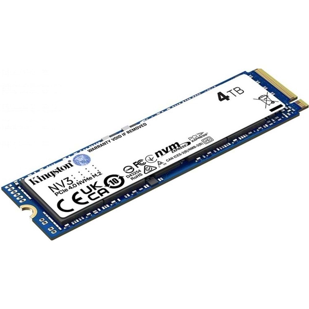 Kingston NV3 4TB M.2 NVMe SSD (6000-5000MBs)