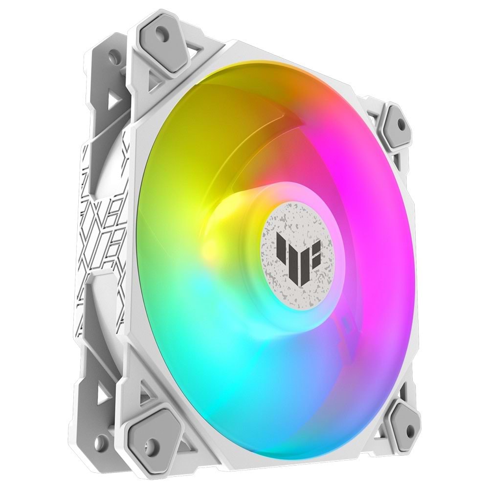 Asus TUF Gaming TF120 ARGB - BEYAZ Soğutucu Kasa Rady. Fanı Beyaz Adres.ARGB120M