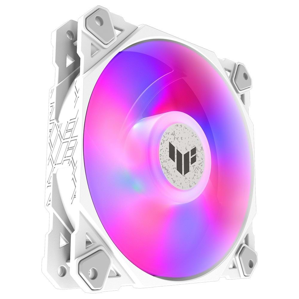 Asus TUF Gaming TF120 ARGB - BEYAZ Soğutucu Kasa Rady. Fanı Beyaz Adres.ARGB120M