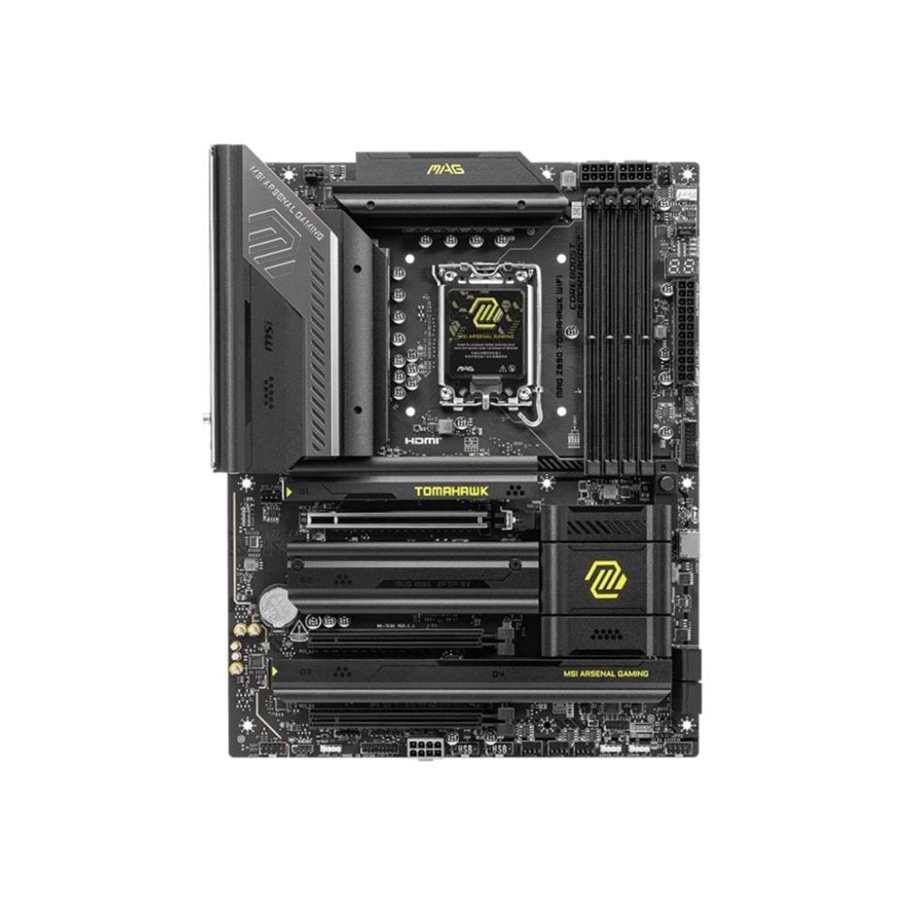 MSI MAG Z890 TOMAHAWK WIFI DDR5 9200(OC) mATX Anakart