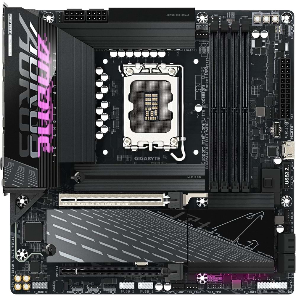 Gigabyte B860M Aorus Elite Wifi 6E D5 1851P Type-C