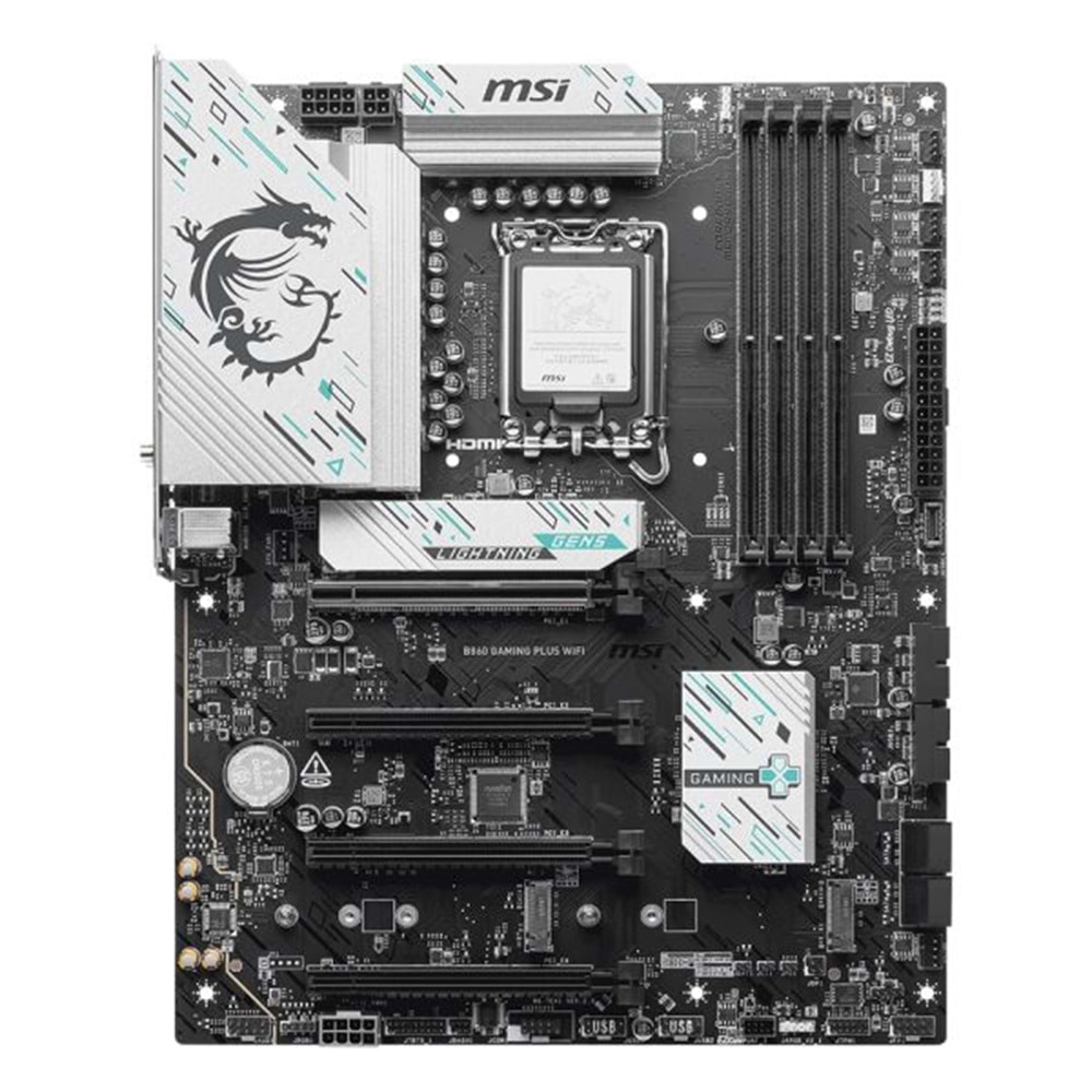 MSI B860 Gaming PLUS WIFI DDR5 8800MT/S 1XHDMI 1XDP 3XM.2 ATX 1851P