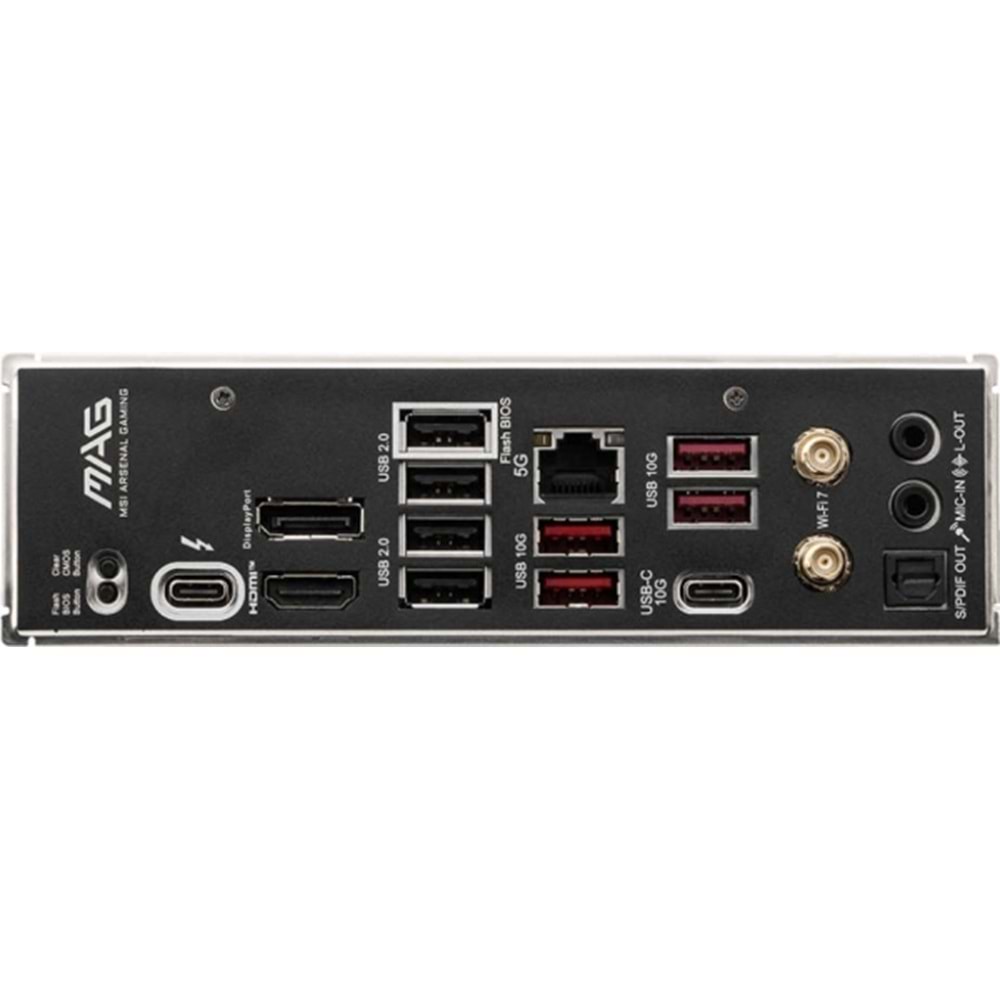 MSI Mag B860 Tomahawk Wifi D5 1851P Hdmi Dp Type-C