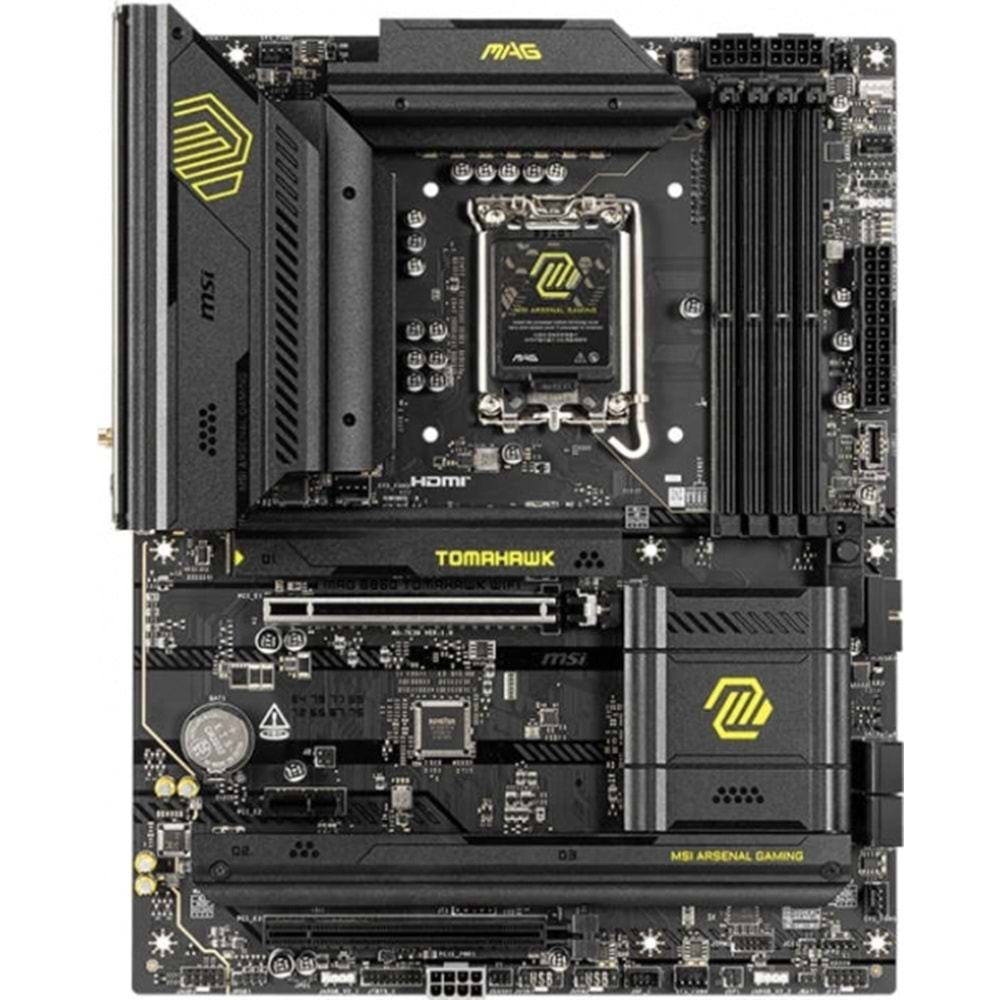 MSI Mag B860 Tomahawk Wifi D5 1851P Hdmi Dp Type-C