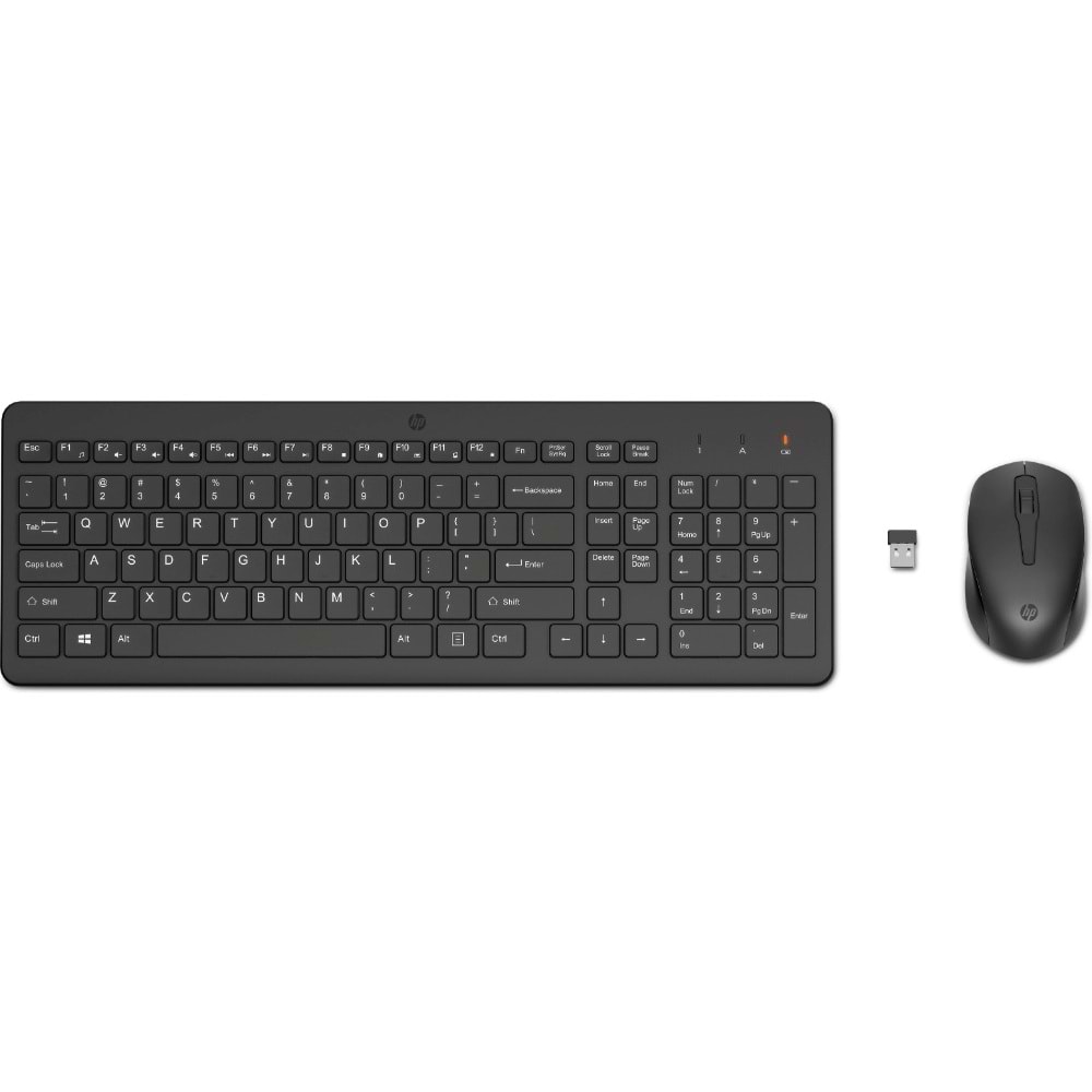 HP 330 Kablosuz İngilizce Set Siyah (2V9E6AA)