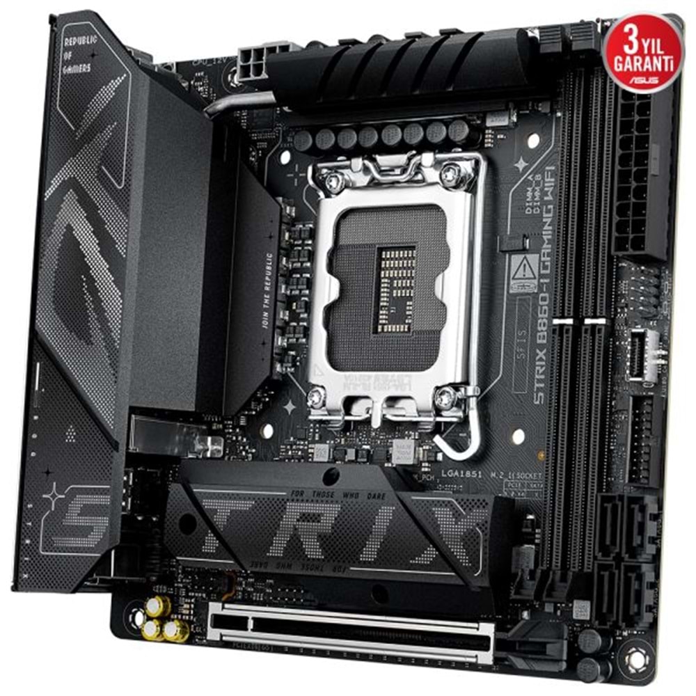 Asus ROG STRIX B860-I Gaming WIFI B860 DDR5 M.2 USB 3.2 DP/HDMI PCI 5.0 1851p An
