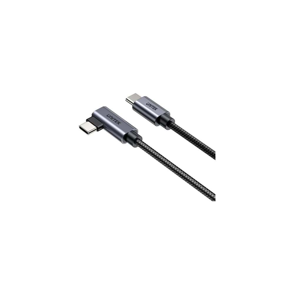 UNITEK Type-C Hızlı Şarj Kablosu 90 Derece 2 Metre – 100W – C14123BK-2M
