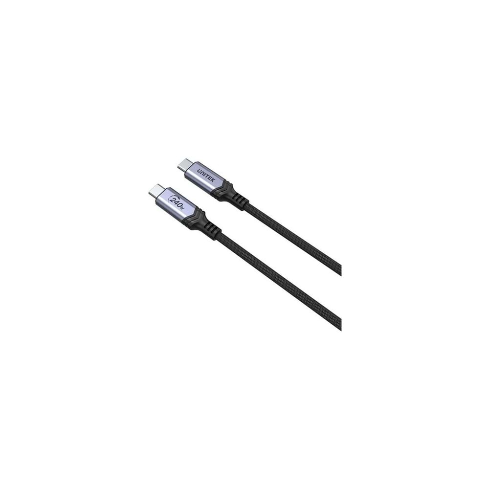 UNITEK Type-C Hızlı Şarj Kablosu 2 Metre – 240W – C14110GY-2M