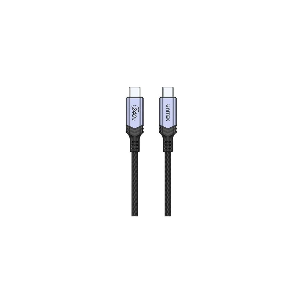 UNITEK Type-C Hızlı Şarj Kablosu 2 Metre – 240W – C14110GY-2M