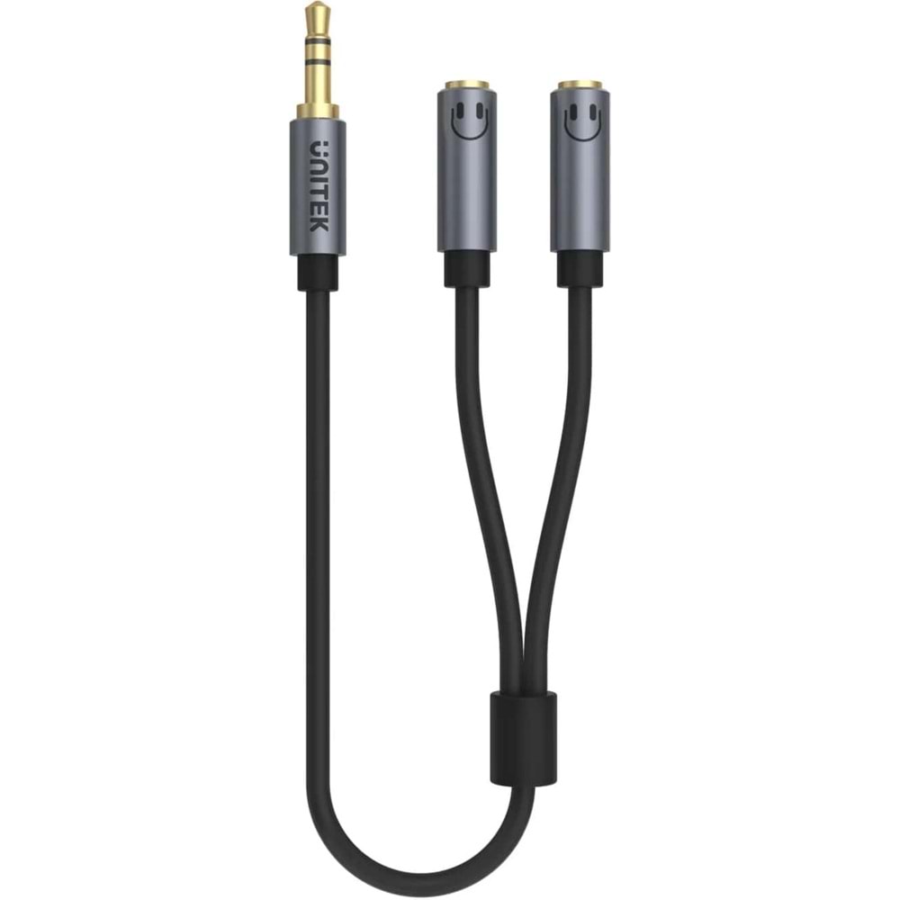 UNITEK 3.5mm AUX Kulaklık Çoklayıcı Y Kablo – Y-C956ABK