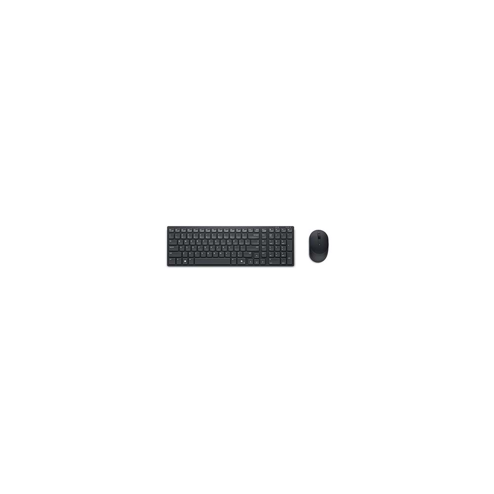 Dell Pro KM555 Kompakt Sessiz Kablosuz Set Siyah