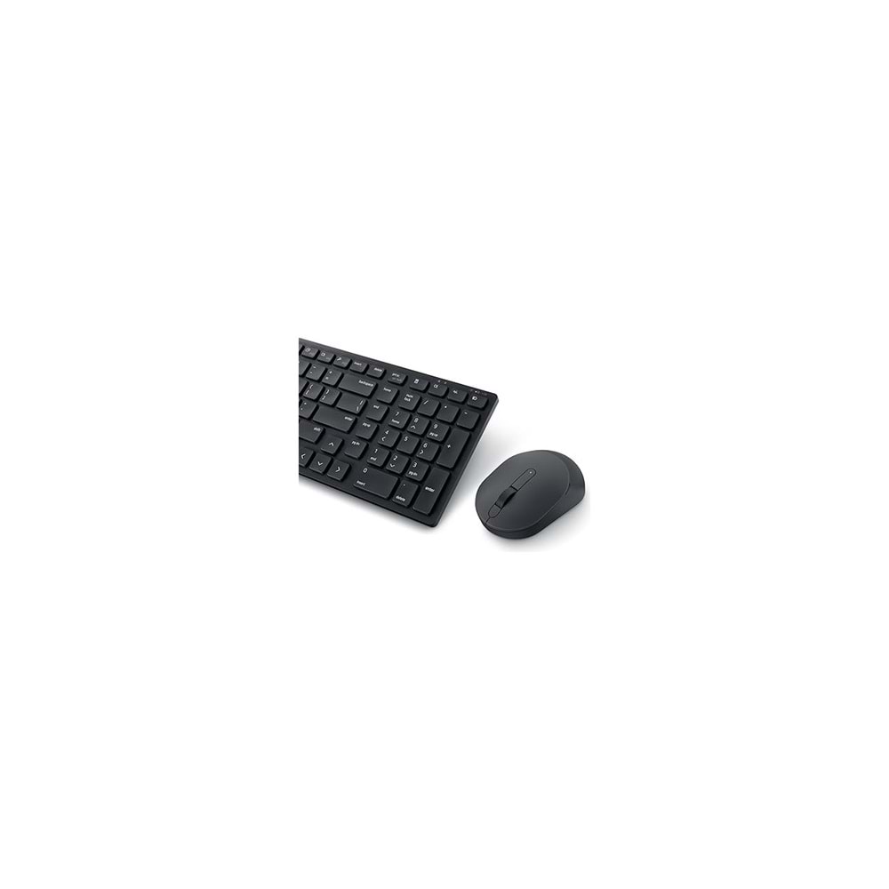 Dell Pro KM555 Kompakt Sessiz Kablosuz Set Siyah