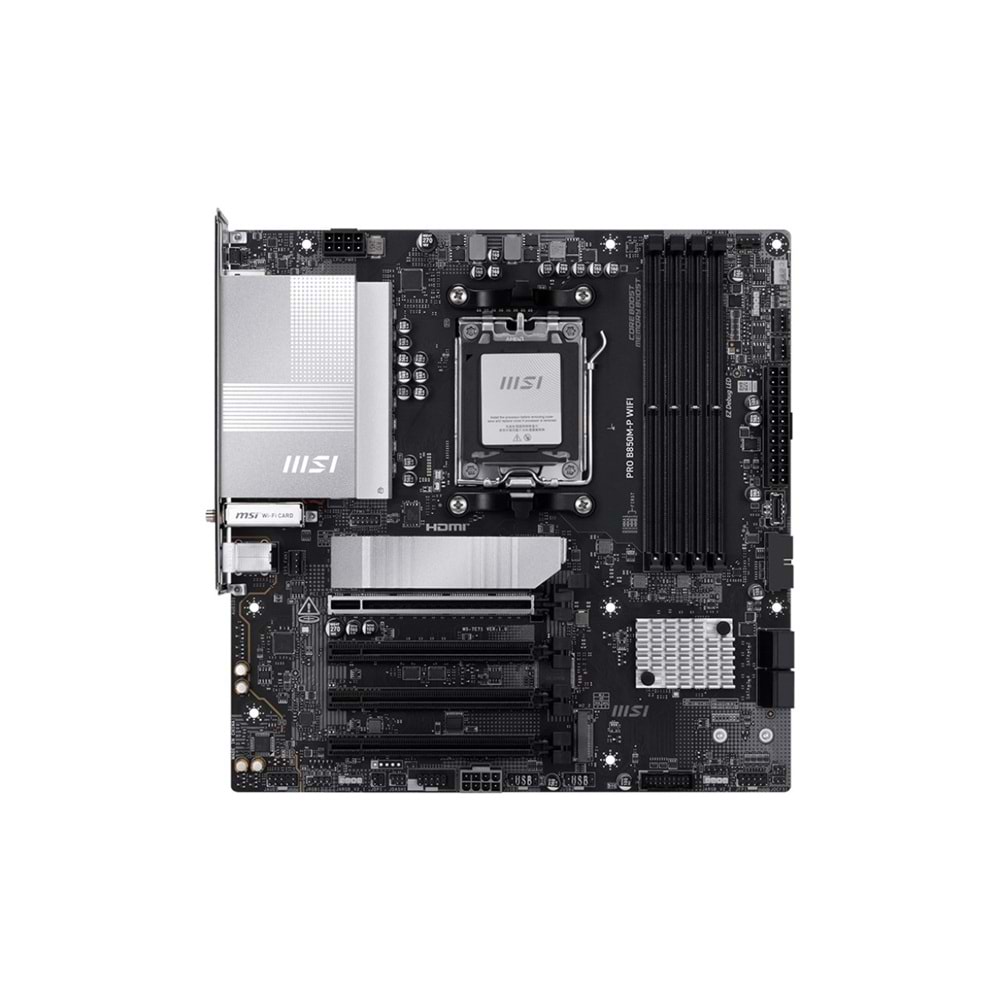 MSI Pro B850M-P Wifi AM5 D5 Hdmi Dp Type-C