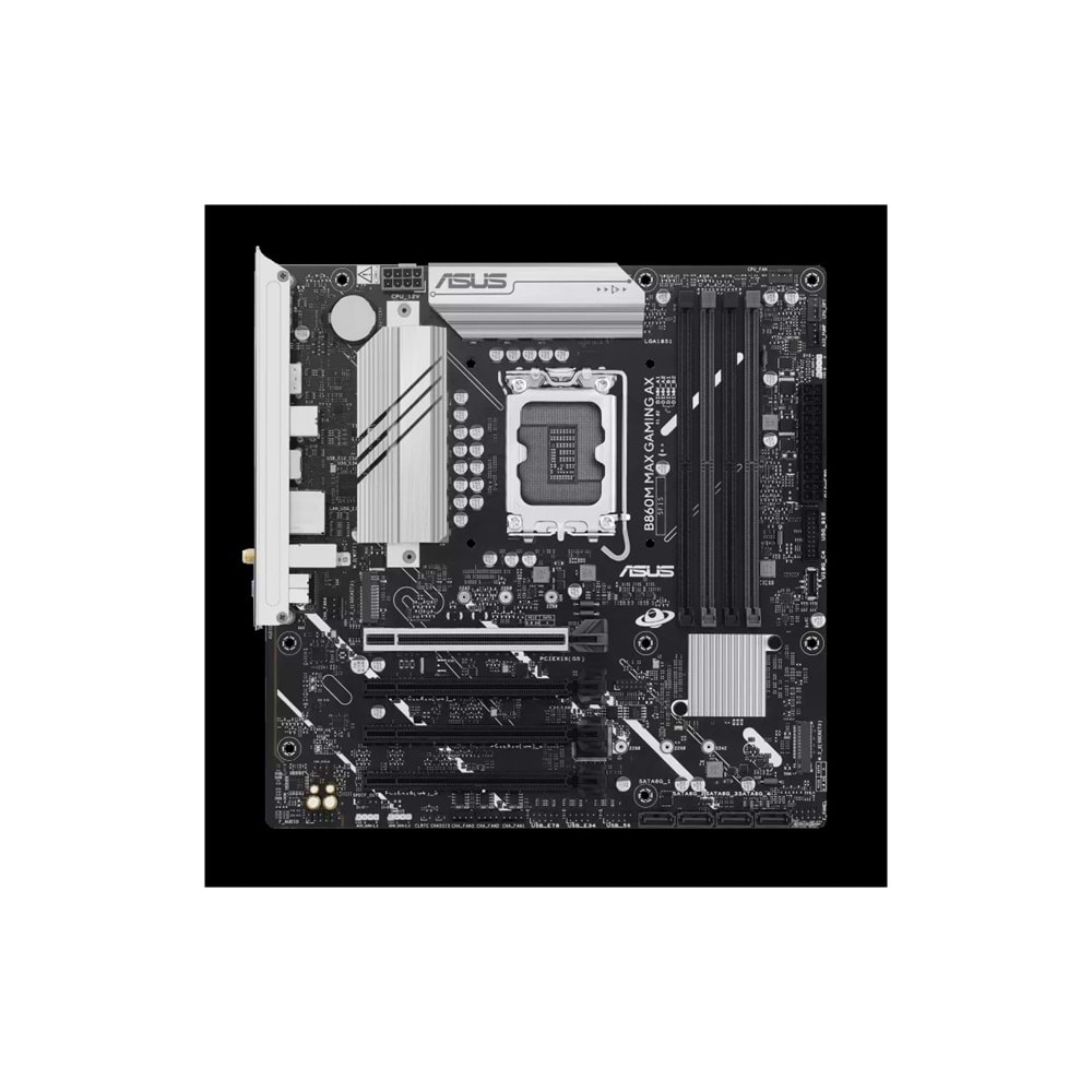 Asus B860M MAX Gaming AX B860 DDR5 USB3.2 M.2 DP WiFi6+BT PCI 5.0 LGA1851 Anakar